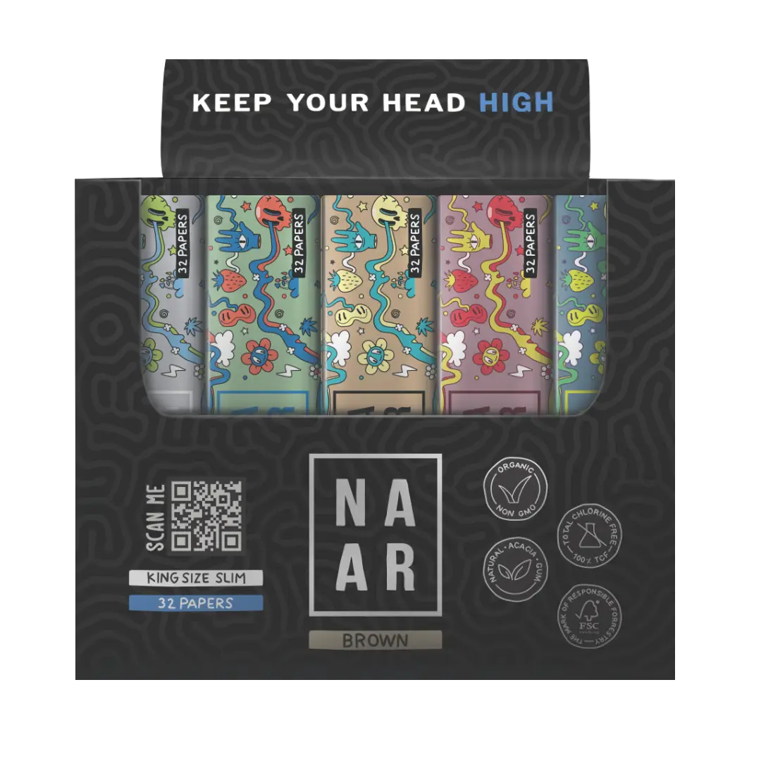 [NU111-D] NAAR King Size Rolling Papers