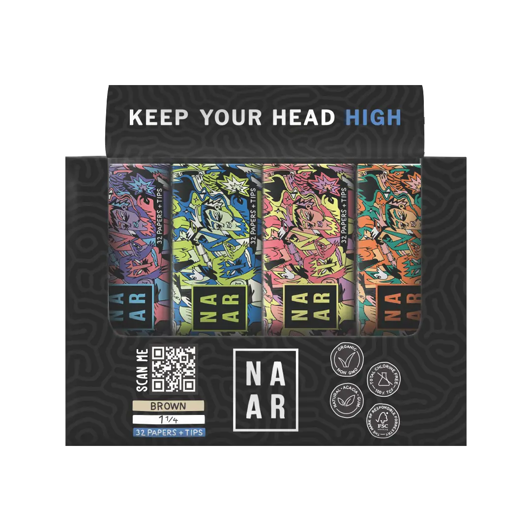 NAAR 1 1/4 + Tips Rolling Papers